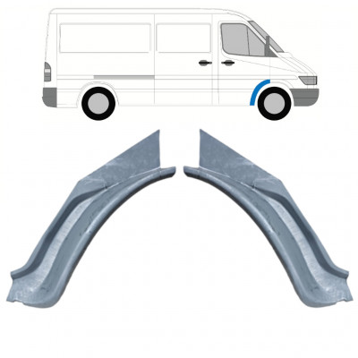 MERCEDES SPRINTER 1995-2006 KIT DE REPARARE ARC ROATA FAȚĂ INTERIOR PANOU DE REPARATII / A STABILIT