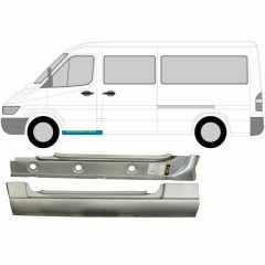 Reparație prag față interior + exterior pentru Mercedes Sprinter 1995-2006 / Stânga / Set 9573