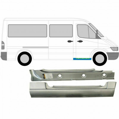 MERCEDES SPRINTER 1995-2006 FRONTAL REPARATIE PRAG INTERIOR INTERIOR + EXTERIOR PANEL / A STABILIT / DREAPTA