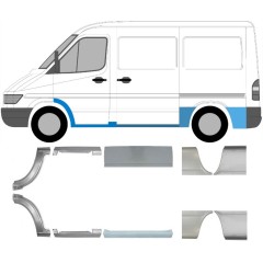Set panouri de reparare pentru Mercedes Sprinter 1995-2006 / Stânga+Dreapta / 6748