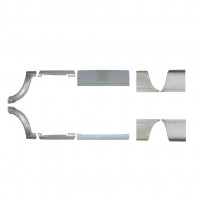 Set panouri de reparare pentru Mercedes Sprinter 1995-2006 / SWB / Stânga+Dreapta /  6748