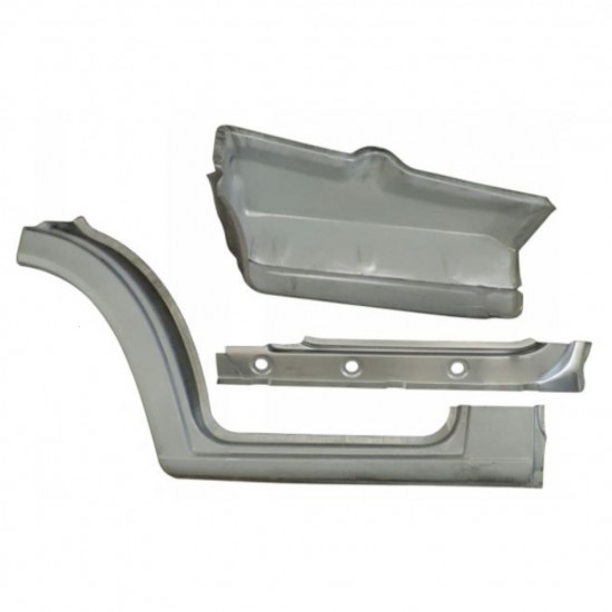 Reparație interior prag + aripă + treaptă față pentru Mercedes Sprinter 1995-2006 / Stânga / Set 10522