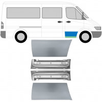 Panou de reparație ușă față interior + exterior pentru Mercedes Sprinter 1995-2006 / Stânga+Dreapta / Set 9671