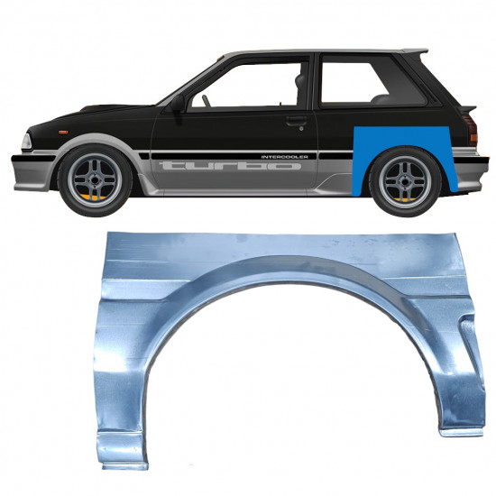 TOYOTA STARLET 1984-1989 SEGMENT REPARAȚIE ARIPĂ SPATE / STÂNGA