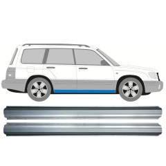 Reparație prag pentru Subaru Forester SF 1997-2002 / Stânga = Dreapta (simetric) / Set 9556