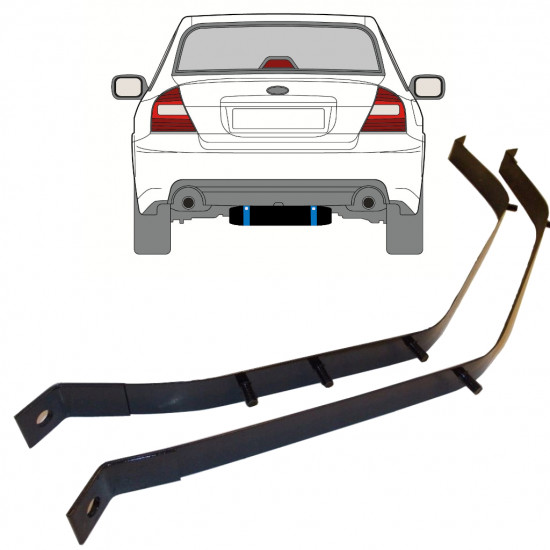 Cleme rezervor combustibil pentru Subaru Legacy 2003-2009 9381