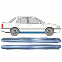 Reparație prag pentru Nissan Sunny N14 1991-1994 / Stânga+Dreapta / Set 11057