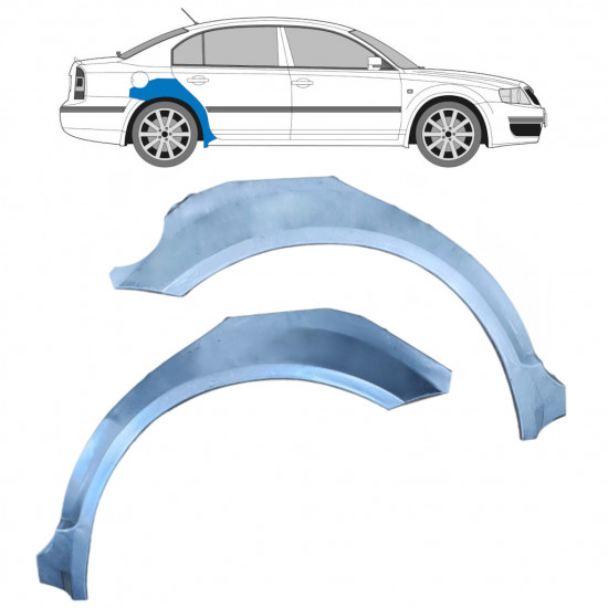 Reparație aripă spate pentru Skoda Superb 2002-2008 / Stânga+Dreapta / Set 9253