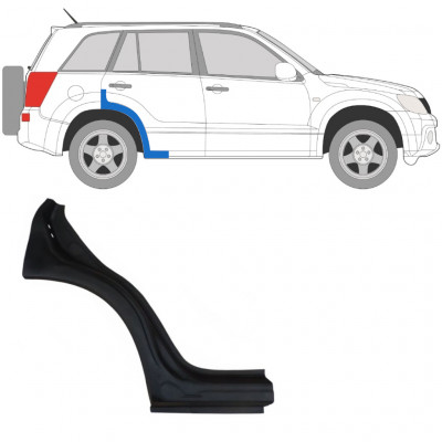 Reparație aripă spate pentru Suzuki Grand Vitara 2005-2012 / Dreapta 7020