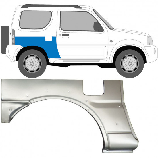 SUZUKI JIMNY 1998-2018 SEGMENT REPARAȚIE ARIPĂ SPATE / DREAPTA