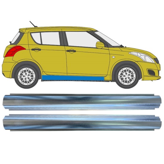 Reparație prag pentru Suzuki Swift 2010-2017 / Stânga+Dreapta / Set 16369