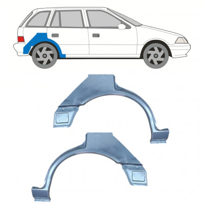 Reparație aripă spate pentru Suzuki Swift 1988-2004 / Stânga / Dreapta / Stânga / Dreapta 12766