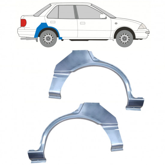 Reparație aripă spate pentru Suzuki Swift 1988-2004 / Stânga / Dreapta / Stânga / Dreapta / SEDAN 12769