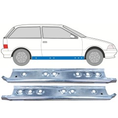Reparație prag interior pentru Suzuki Swift 1988-2004 / Stânga / Dreapta / Set 12824