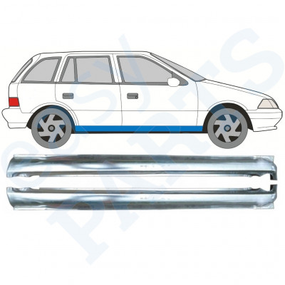 Reparație prag pentru Suzuki Swift 1988-2004 / Stânga+Dreapta / Set 10046