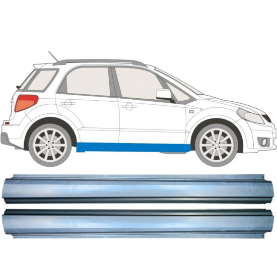 Reparație prag pentru Fiat Sedici Suzuki Sx4 2006-2014 / Stânga+Dreapta / Set 10511