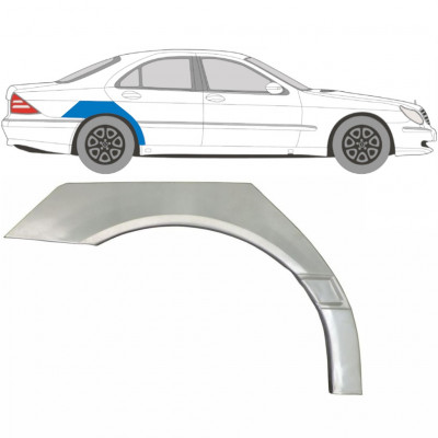 MERCEDES S-CLASS 1998-2005 SEGMENT REPARAȚIE ARIPĂ SPATE / DREAPTA