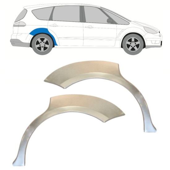 Reparație aripă spate pentru Ford S-MAX 2006-2015 / Stânga+Dreapta / Set 14766