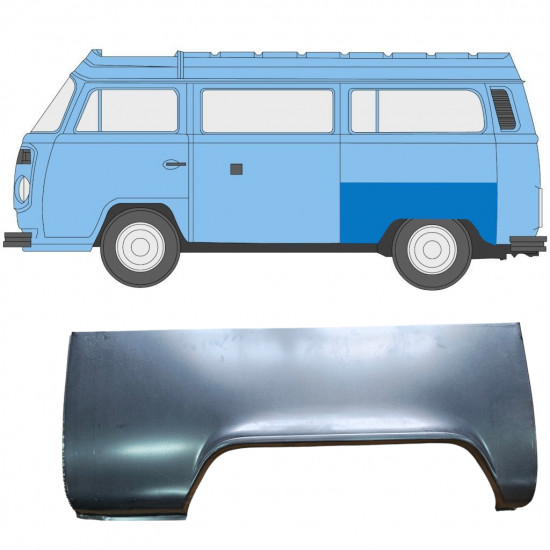 Reparație aripă spate pentru VW Transporter T2 1967-1979 / Stânga 7135