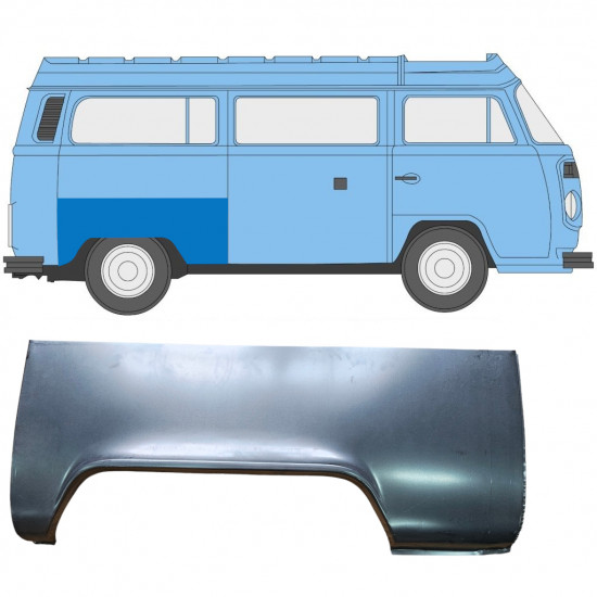 VW T2 1967-1979 SEGMENT REPARAȚIE ARIPĂ SPATE / DREAPTA