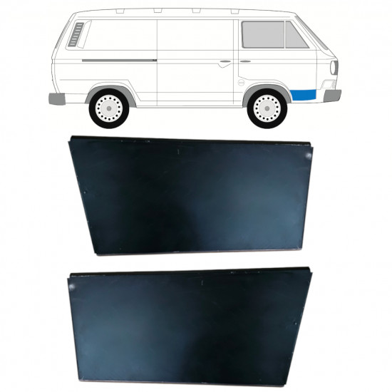 Reparație exterior ușă față pentru VW Transporter T3 1979-1992 / Set 11091