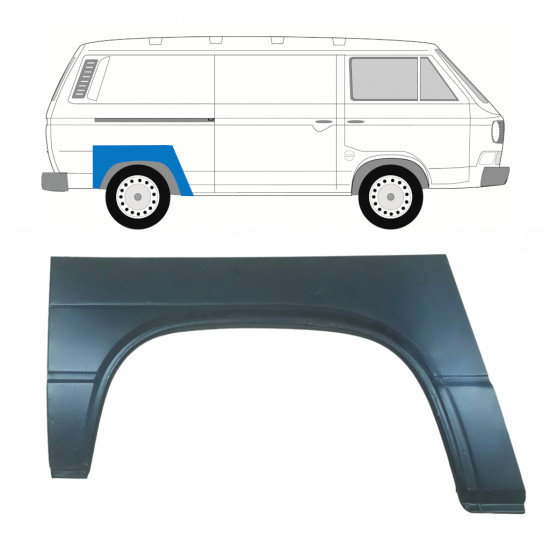 Reparație aripă spate pentru VW Transporter T3 1979-1992 / Dreapta 8166