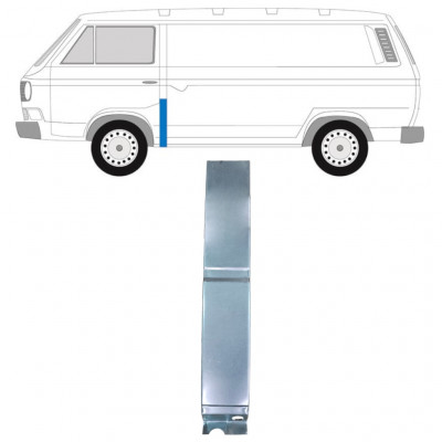 Segment reparație stâlp pentru VW Transporter T3 1979-1992 / Stânga 11626