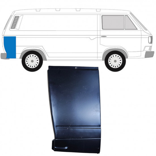 Reparație colț spate pentru VW Transporter T3 1979-1992 / Dreapta 11628