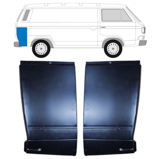 Reparație colț spate pentru VW Transporter T3 1979-1992 / Set 11630