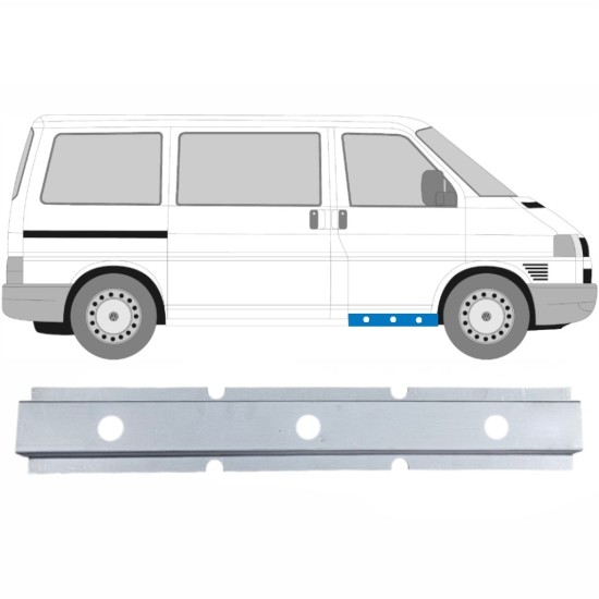Reparație prag interior ușă față pentru Volkswagen Transporter T4 1990-2003 / Stânga = Dreapta (simetric) 17273