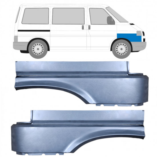 Panou de reparație aripă față pentru VW Transporter T4 1990-2003 / Stânga+Dreapta / Set 10620