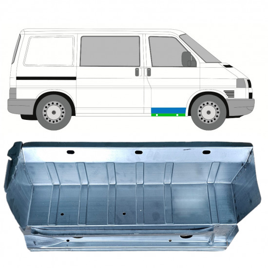 Prag lateral reparație față dreapta pentru VW Transporter T4 1990-2003 / Dreapta 9022