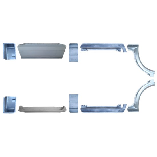 Set panouri de reparare pentru Volkswagen Transporter T4 1990-2003 / Stânga+Dreapta / 16914