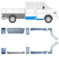 Set panouri de reparare pentru Volkswagen Transporter T4 1990-2003 / Stânga+Dreapta / 16914