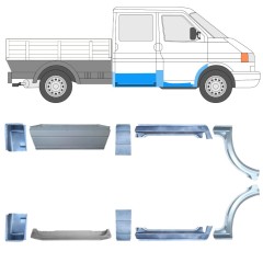 Set panouri de reparare pentru Volkswagen Transporter T4 1990-2003 / Stânga+Dreapta / 16914