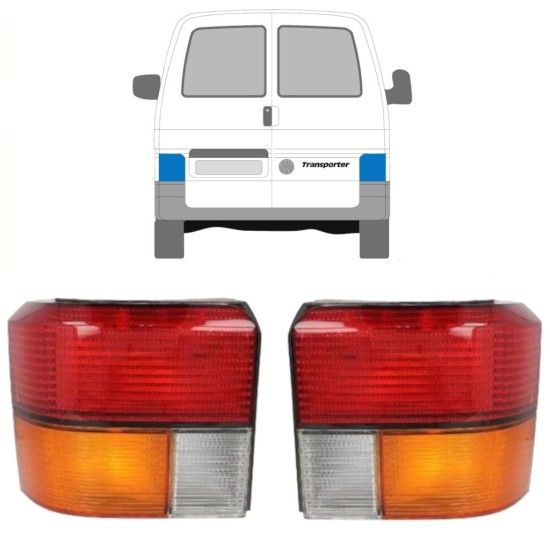 Lampă spate pentru Volkswagen Transporter T4 1990-2003 / Stânga+Dreapta / Set 9769