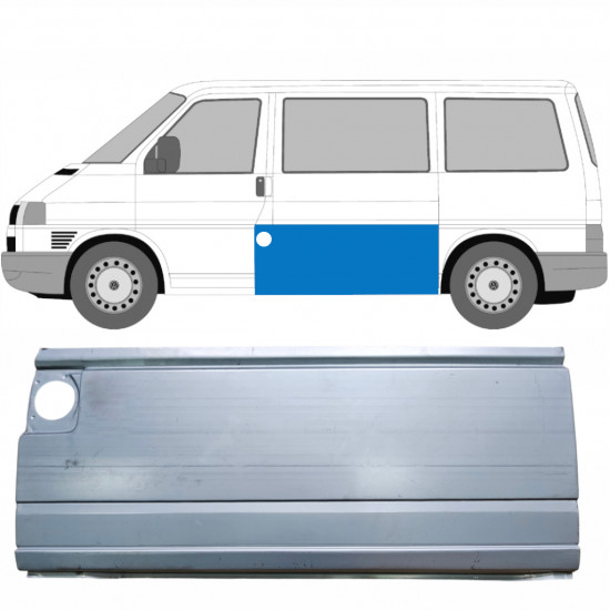 VW T4 1990-2003 ÎNALT LATURĂ STIKNING PANOU DE REPARATII / STÂNGA