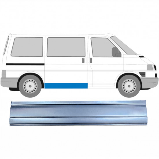 VW T4 1990-2003 UȘĂ GLISANTĂ EXTERIOR PANEL / DREAPTA
