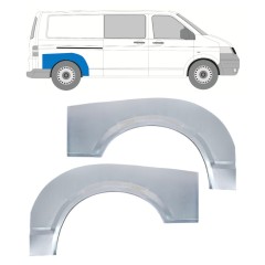 Reparație aripă spate pentru Volkswagen Transporter T5 2003-2015 / Stânga+Dreapta / Set 16372