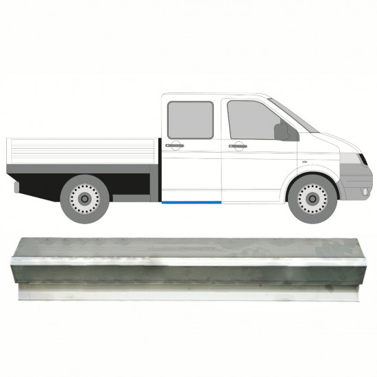 Reparație spate prag pentru VW Transporter T5 2003-2015 / Stânga = Dreapta (simetric) 9135