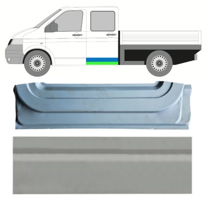 Reparație interior + exterior ușă spate pentru Volkswagen Transporter T5 2003-2015 / Stânga / Set 16877