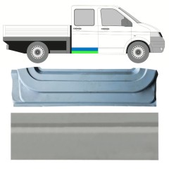 Reparație interior + exterior ușă spate pentru Volkswagen Transporter T5 2003-2015 / Dreapta / Set 16876
