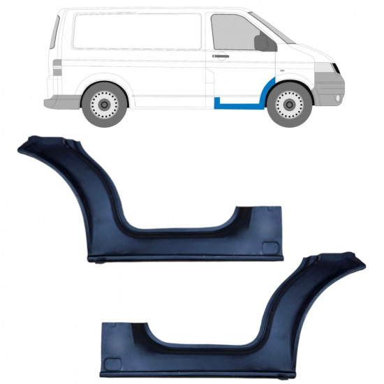 Reparație prag ușă față pentru VW Transporter T5 2003-2015 / Stânga+Dreapta / Set 9457