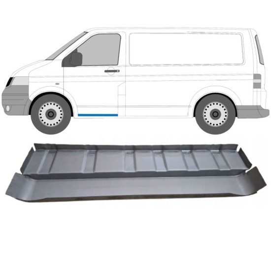 Podea treapta cabina stanga cu prag interior pentru Volkswagen Transporter T5 2003-2015 / Stânga 16845