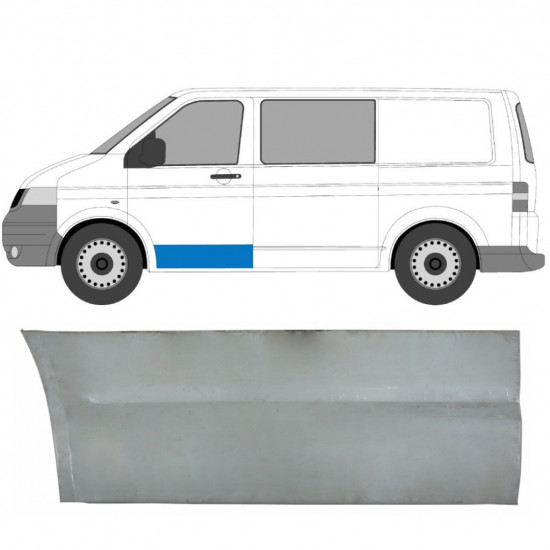 Reparație exterior ușă față pentru VW Transporter T5 2003-2015 / Stânga 7143