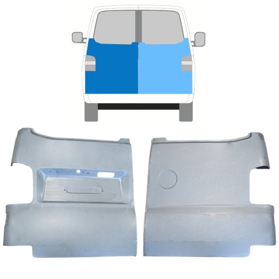 Reparație ușă spate pentru Volkswagen Transporter T5 2003-2015 / Stânga+Dreapta / Set 15060 Reparație ușă spate pentru Volkswagen Transporter T5 2003-2015 / Stânga+Dreapta / Set 15060