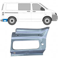 Reparație aripă spate pentru Volkswagen Transporter T5 2003-2015 / Dreapta 12024