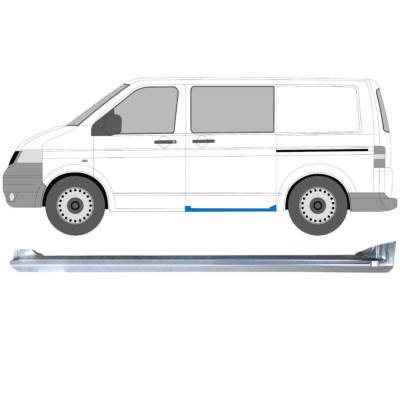 Prag ușă cu ușă culisantă dreapta pentru Volkswagen Transporter T5 2003-2015 / Stânga 16976