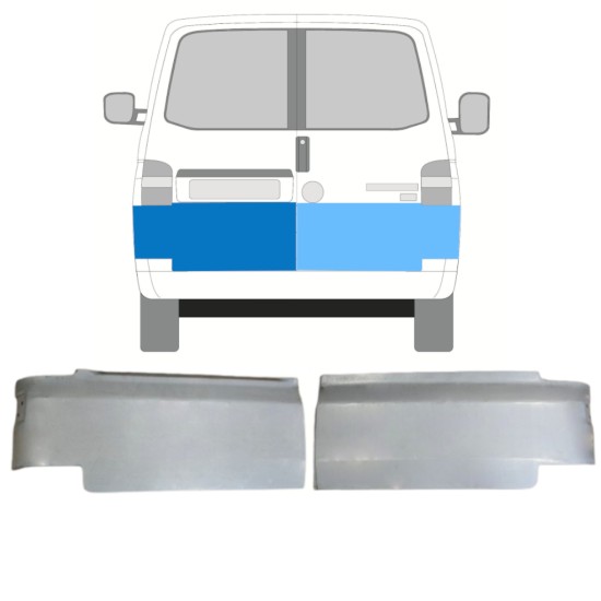 Reparație ușă spate pentru Volkswagen Transporter T5 2003-2015 / Stânga+Dreapta / Set 15094 Reparație ușă spate pentru Volkswagen Transporter T5 2003-2015 / Stânga+Dreapta / Set 15094