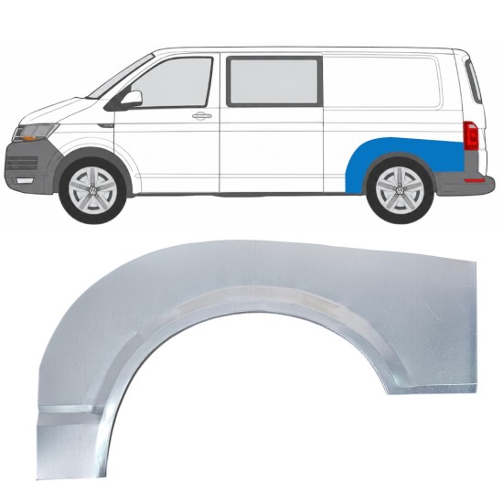 Reparație aripă spate pentru Volkswagen Transporter T6 2015-2024 / Stânga 17144